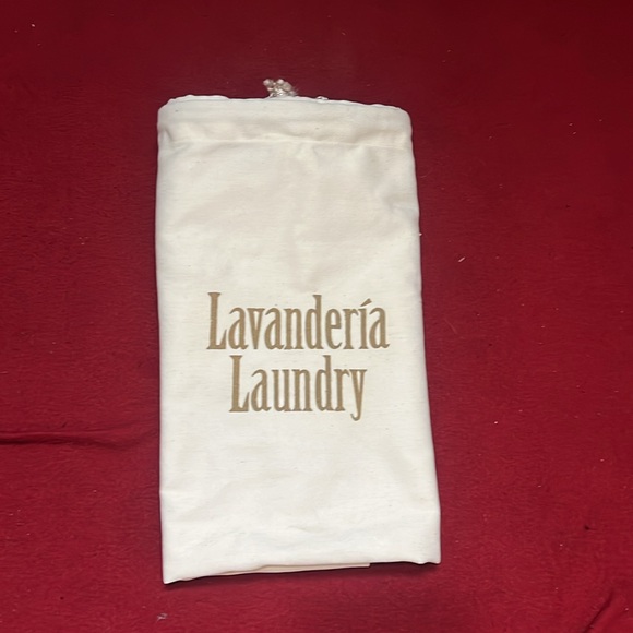 New 💯% Cotton Lavandería Laundry Dreams Resorts & Spas Dust Bag Large (White) - Picture 4 of 6